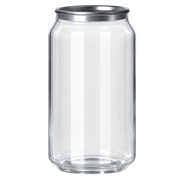 Canette PET transparente 330ml courte