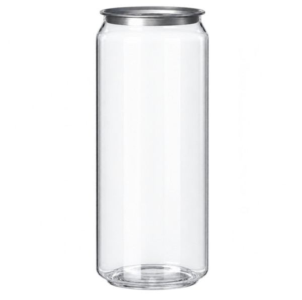 Canette PET transparente 330ml slim